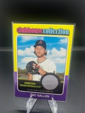 ZAC GALLEN 2024 Heritage Clubhouse Collection Relics Jersey #CCR-ZG Arizona