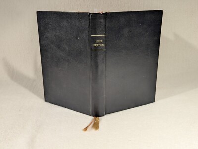 1st/1st Vtg 1954 Liber Brevior ~ Gregorian Chant Choir ~ Catholic Christian Book