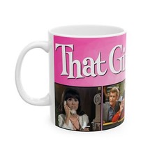 That Girl Ceramic Mug 11oz, TV Fan Gift, Coffee Cup, Classic TV Show
