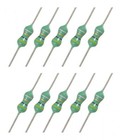 10 x Inductor Coil Axial 1/4w Choke 1uH to 1mH 0.25W Range of Values