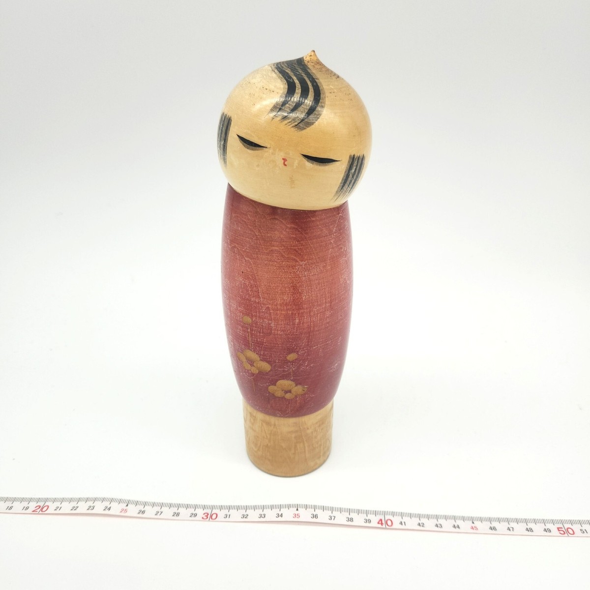 その他 kokeshi 24cm Vintage Japanese Creative KOKESHI Doll – Hand-Painted by