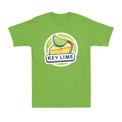 Key Lime Pie Lover Florida Key West Dessert Foodie Cute Novelty Men's T-Shirt