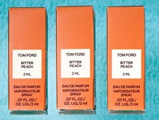 3x Tom Ford Bitter Peach 2mL .07oz Brand New in Box Fragrance Sample EdP