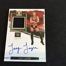 2023 Panini Impeccable WWE Jacy Jayne Elegance Patch Auto #62/75 NXT