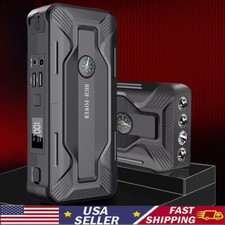 6000A Car Jump Starter Power Bank Pack Battery Booster 4USB Charger With compass