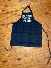 Daddio of The Patio Mens Apron for Grilling Christmas Present