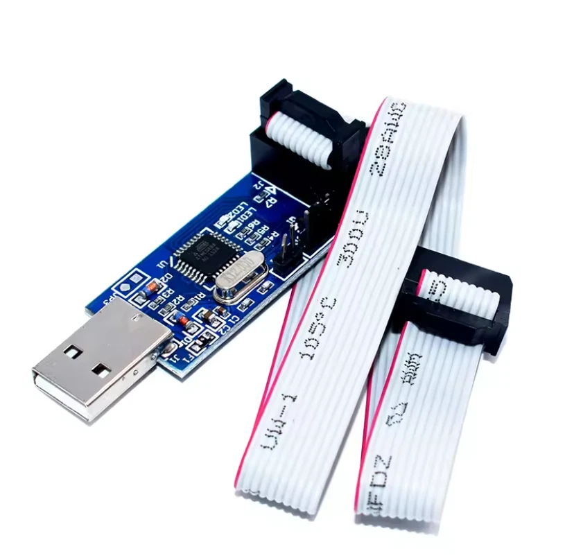 USB ISP USBASP AVR Programmer Adapter mit 10 Pin Kabel auf 6 Pin Arduino - Bild 4 von 4