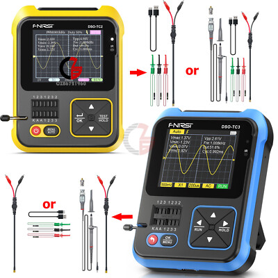 DSO-TC2/DSO-TC3 Digital Handheld Oscilloscope Transistor Tester/Signal Generator