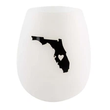About Face Designs Florida Silicone Wine Glass