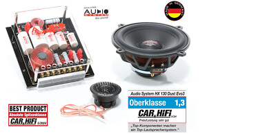 Audio System HX 130 DUST EVO 3 2-Way HIGH END Component System 13 Cm Speakers