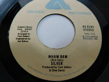 Silver  – Wham Bam 1976 7" Single AS 0189