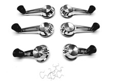 1961 1962 1963 1964 Chevy Impala Chrome Window Vent Crank Handle Set