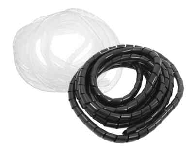 SPIRAL WICKELN KABEL ORDENTLICH LEITUNGEN BINDEN/PC TV HEIMKINO/CCTV KABELMANAGEMENT