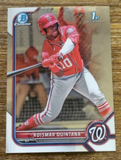 2022 Bowman Roismar Quintana 1st Chrome #BCP-83 Washington Nationals