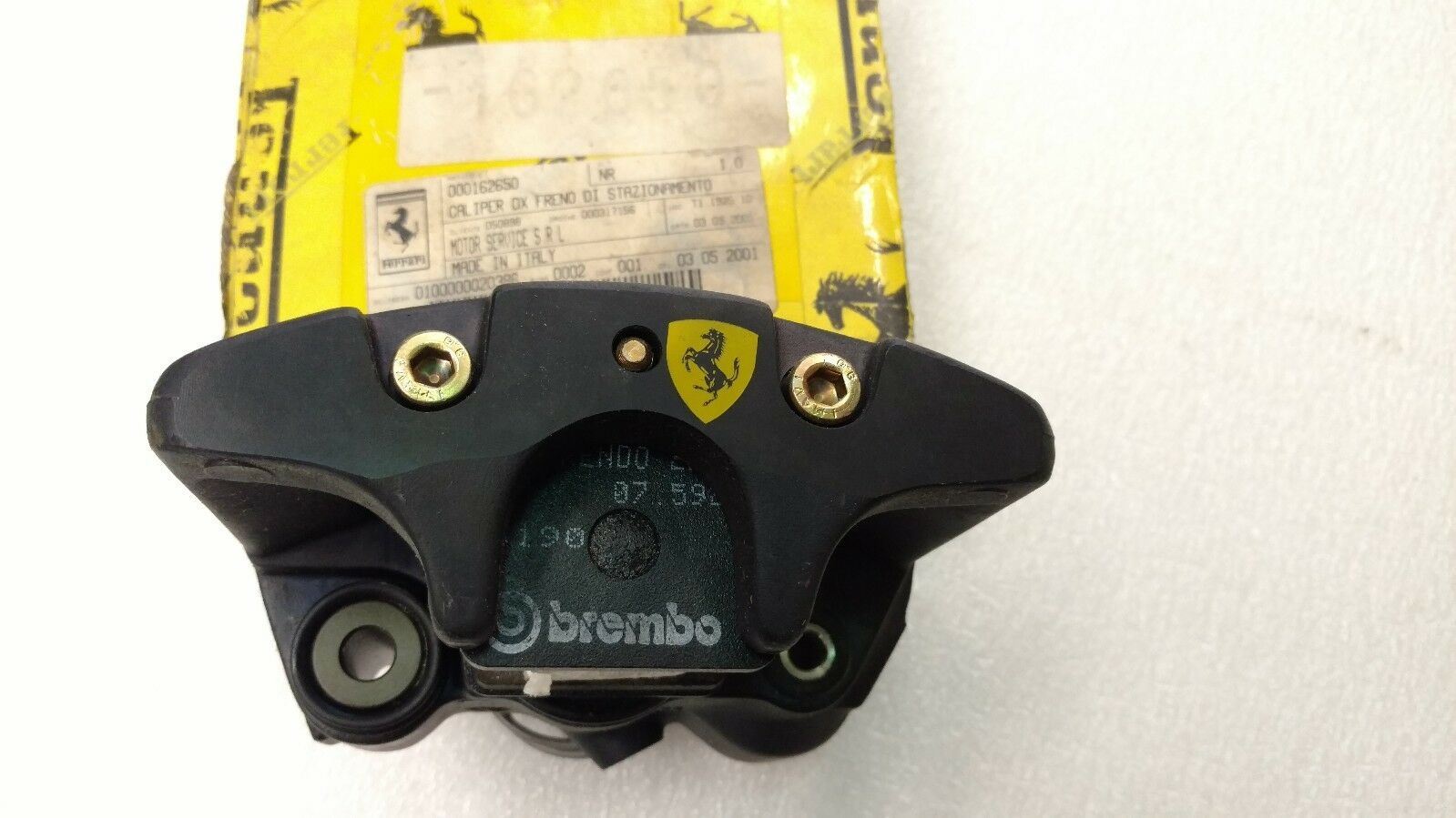 FERRARI F50 REAR RIGHT PASSENGER SIDE E BRAKE CALIPER OEM 162650