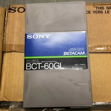 Sony Betacam 60 Tape BCT-60GL Japan NOS read 