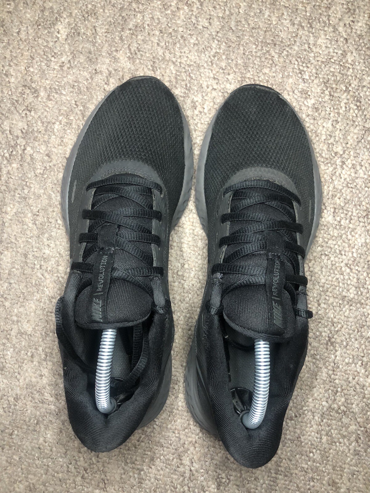 Nike Revolution Black Trainers Running Shoes Size UK 7.5 EUR 42 eBay