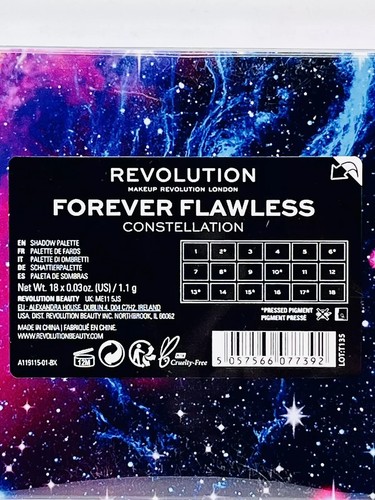 Makeup Revolution Forever Flawless Eye Shadow Palette CONSTELLATION NEW - Picture 5 of 12