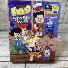 Vintage The Flintstone Kids 1987 63 Pc Puzzle The Great Freddo Barney 80s Rare