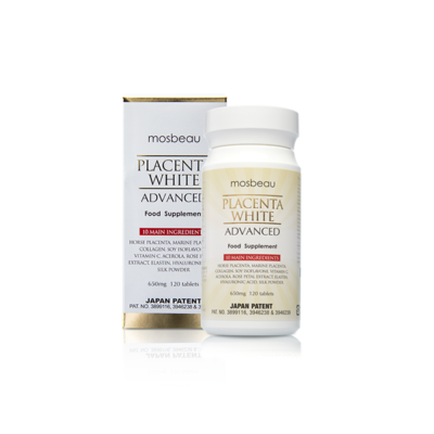 mosbeau glutathione review MOSBEAU Placenta White Advanced Supplement 120 Tablets / 650mg - USA seller