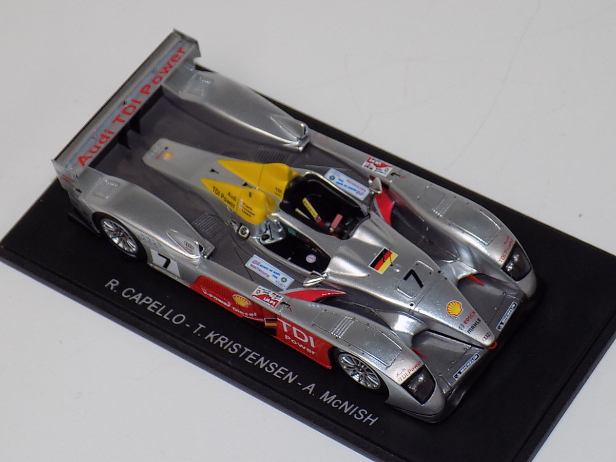 1/43 Spark Audi R10 TDI Car #7 3rd in 2006 24 Hours of LeMans