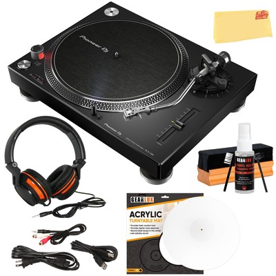 Pioneer PLX-500 Direct Drive Turntable - Black w/ Cleaning Kit