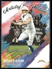 2025 Panini Rookies & Stars - Artistry in Motion Justin Herbert