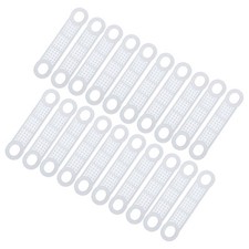 50Pcs Non-Slip Silicone Hanger Grips Clothes Hanger Strips, Clear 4.13" x 0.79"
