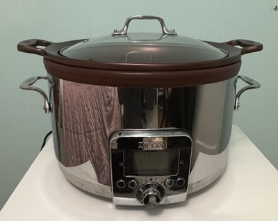 ALL-CLAD 7 Quart Slow Cooker Stainless Steel Crock Pot Series SC05 - Tested