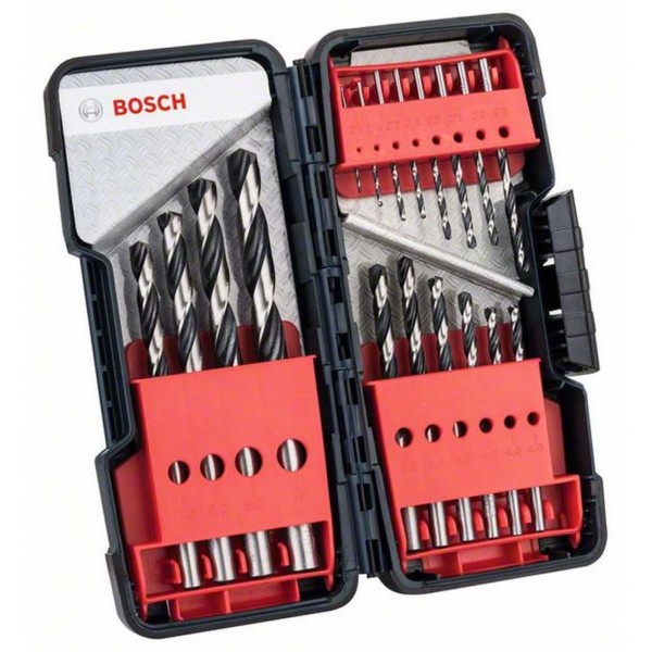 Bosch Metallspiralbohrer-Hss-Set Pointteq, Din 338, 18-Teilige Toughbox-image