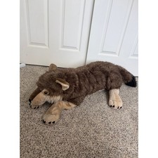 Wild Republic Plush 39" Timber Gray Wolf Realistic Jumbo XL Stuffed Animal