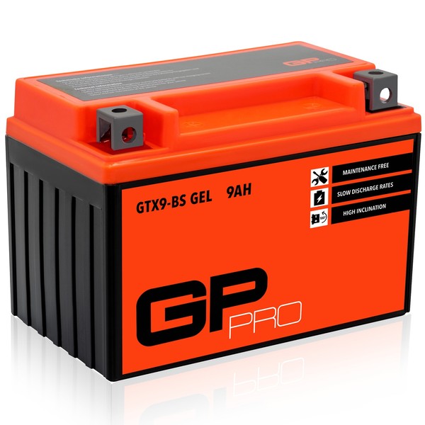 Batterie 12V 9Ah GEL Gp-Pro GTX9-BS Motorrad äHnl. YTX9-BS YTX9L-BS 50812 M6010-image