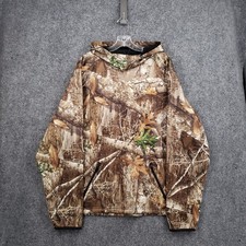 Realtree Edge Performance Hoodie Mens 2xl Brown Camo Fleece Lined Hunting Work Realtree Edge Performance Hoodie Mens 2xl Brown Camo Fleece Lined Hunting Work