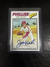  Jim Kaat #ROA-JK Philadelphia Phillies 2026 Topps Heritage Real One Autographs