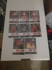 1998 Michael Jordan 1987-1992 (8 card lot)