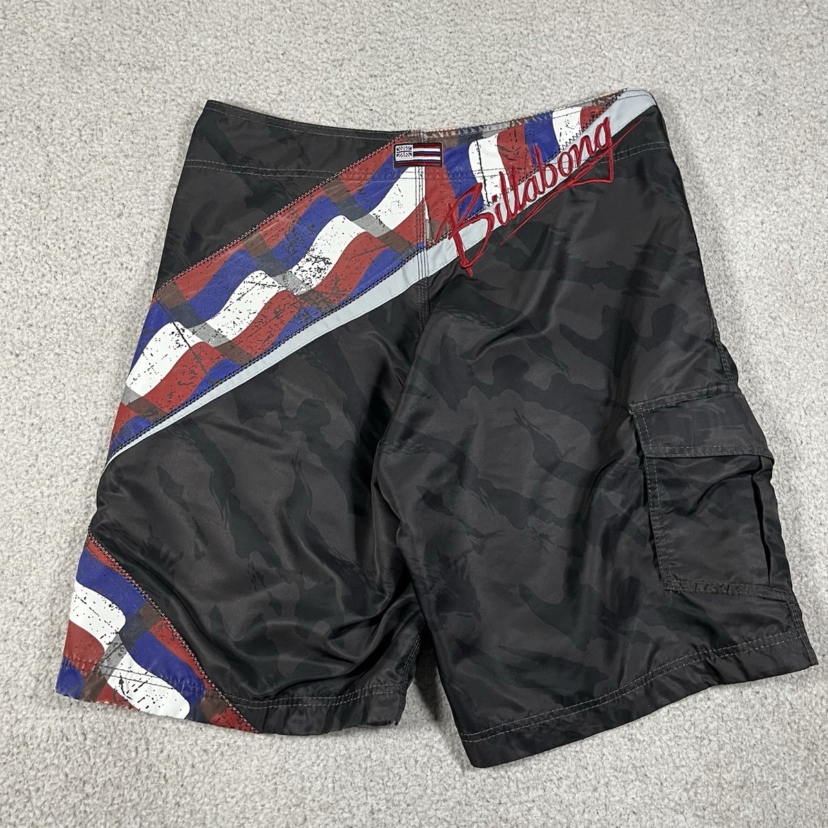 Billabong Board Shorts Mens 36 Shane Dorian Surf Y2K Swim Trunks