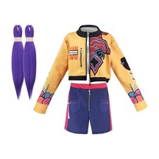 Kids Girls K-Pop: Demon Hunters Rumi Cosplay Costume Dress Book Week