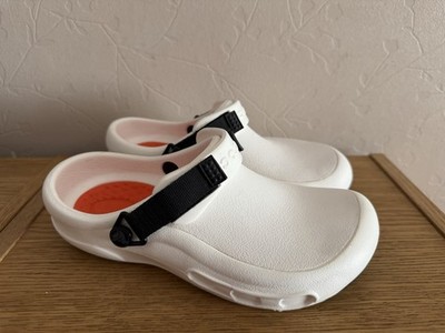 Crocs Bistro Pro Literide White Clogs - Größe UK 5 - Traumhafter Zustand (F4)