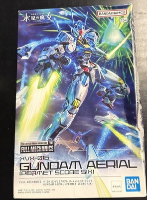 PREMIUM BANDAI FULL MECHANICS 1/100 GUNDAM AERIAL Permet Score Six US Seller New