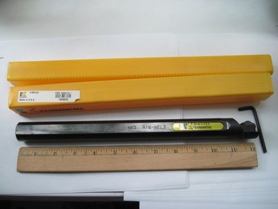 Kennametal A16NEL3 LH Indexable Threading Boring Bar, 1'' Shank, 12'' OAL, 1094836