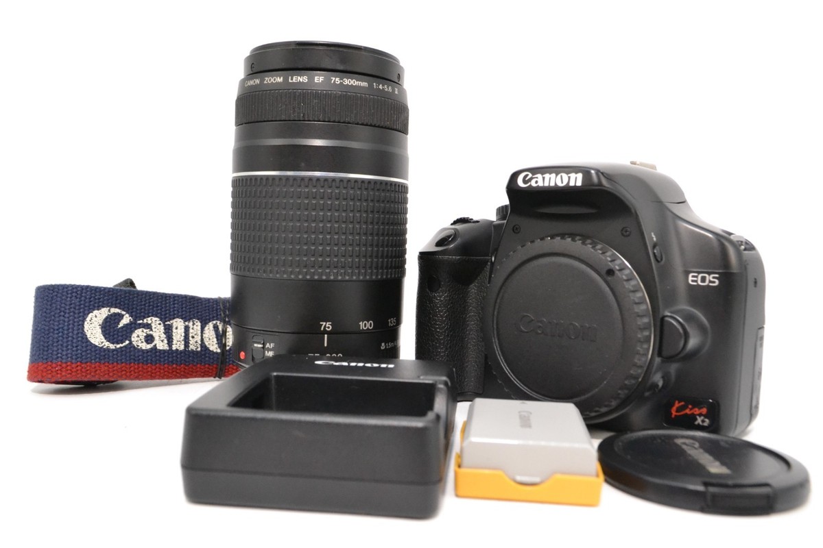 NEAR MINT- Canon EOS Kiss X2 / Digital Rebel XSi / 450D 12.2 MP 75