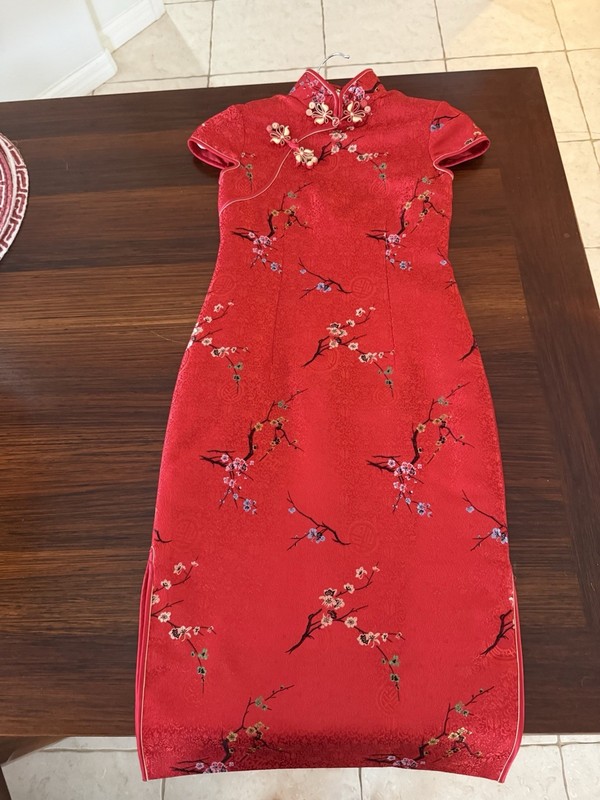 Traditional T’pau Dress Bought In China For Slender 10 Yr Old