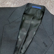 Daniel Cremieux Loro Piana Wool Charcoal VTG USA Made Blazer Sport Coat Mens 46R