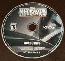 Marvel Ultimate Alliance Special Edition Xbox 360 Bonus DVD DISC ONLY NO GAME