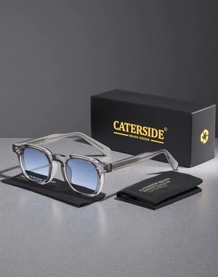 Vintage Unisex Sonnenbrille mit bunten Gläsern.