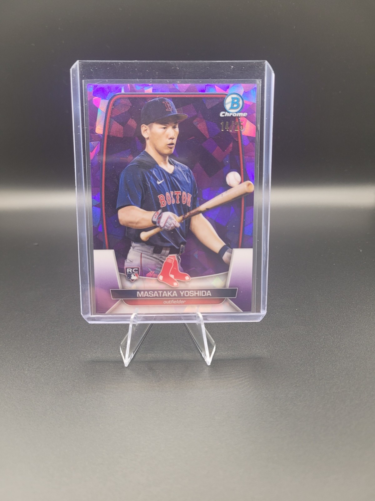 2023 Bowman Chrome Sapphire Edition - IV Masataka Yoshida #75 Purple /25 (RC)
