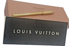 Louis Vuitton Kugelschreiber Stylo Agenda vergoldet Kugelschreiber Boxed Selten Luxus Geschenk