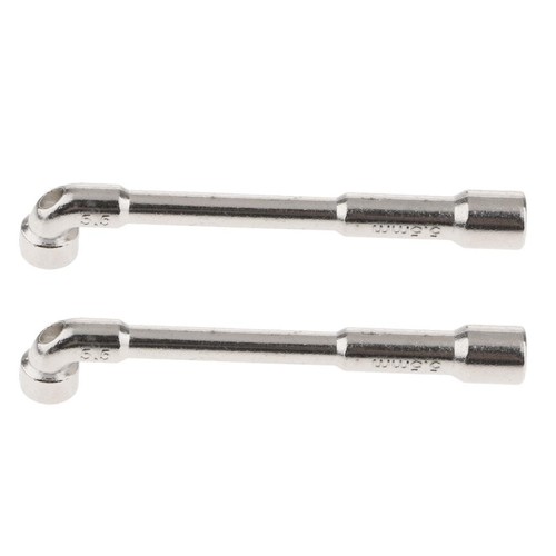 2pcs L-type 5.5mm Socket Wrench Extencion Bar Curved Rod Repair Tool - Afbeelding 1 van 7
