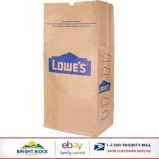 Bolsas de césped de papel de alta resistencia de 30 galones, 10 unidades para recolección de residuos de patio