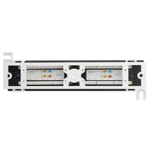 5X Kit di Strumenti di Rete 12 Porte CAT6 Patch Panel RJ45 Networking Rack 3108